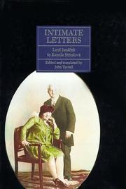 Cover of: Intimate letters, Leoš Janáček to Kamila Stösslová by Leoš Janáček