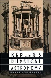 Cover of: Kepler's physical astronomy