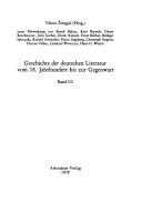Cover of: Geschichte der deutschen Literatur vom 18. Jahrhundert bis zur Gegenwart