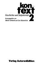 Cover of: Geschichte und Subjektivität
