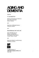 Cover of: Aging and dementia
