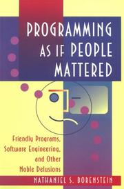 Cover of: Programming as if People Mattered by Nathaniel S. Borenstein