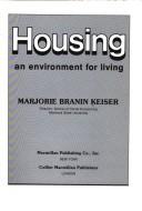 Cover of: Housing: an environment for living