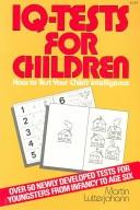 Cover of: I.Q. tests for children | Martin Lutterjohann