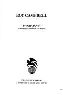Roy Campbell by John Povey