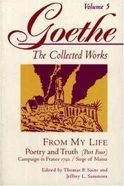 Cover of: From my life by Johann Wolfgang von Goethe