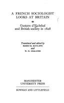 A French sociologist looks at Britain by Gustave d' Eichthal