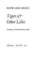 Cover of: Tigers & other lilies