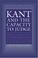 Cover of: Kant and the capacity to judge