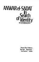 Cover of: In search of identity: an autobiography