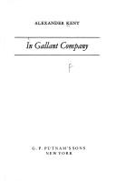 Cover of: In Gallant Company by Douglas Reeman