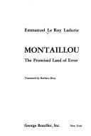 Cover of: Montaillou: the promised land of error