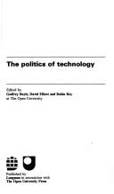 Cover of: The Politics of technology