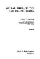 Cover of: Ocular therapeutics and pharmacology