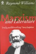 Marxism and literature by Raymond Williams, RAYMOND WILLIAMS