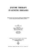 Cover of: Enzyme therapy in genetic diseases