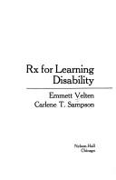 Cover of: Rx for learning disability