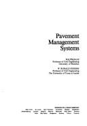 Cover of: Pavement management systems