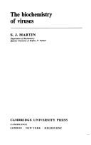 Cover of: The biochemistry of viruses by Samuel John Martin