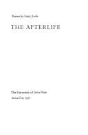 Cover of: The afterlife: poems