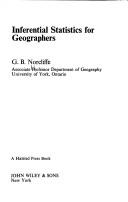 Cover of: Inferential statistics for geographers