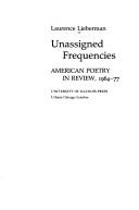 Unassigned frequencies by Laurence Lieberman