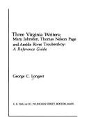 Cover of: Three Virginia writers | George Longest