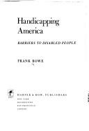 Cover of: Handicapping America | Frank Bowe
