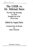 The USSR vs. Dr. Mikhail Stern by Shtern, Mikhail
