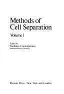 Cover of: Methods of cell separation