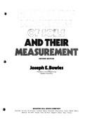 Engineering properties of soils and their measurement by Joseph E. Bowles