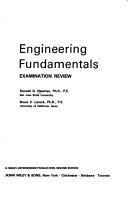 Cover of: Engineering fundamentals by Donald G. Newnan
