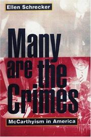 Cover of: Many Are the Crimes by Ellen Schrecker