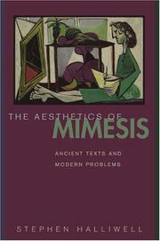 Cover of: The Aesthetics of Mimesis: Ancient Texts and Modern Problems