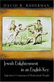 Cover of: Jewish Enlightenment in an English Key