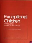 Cover of: Exceptional children: introduction to special education