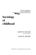 Cover of: Sociology of childhood