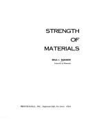 Strength of materials by Bela Imre Sandor