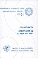 Lecture notes on nil-theta functions by Louis Auslander