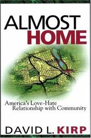 Cover of: Almost Home by David L. Kirp