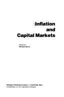 Cover of: Inflation and capital markets