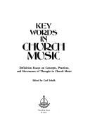 Cover of: Key words in church music