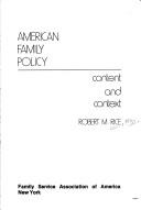 Cover of: American family policy by Robert M. Rice