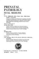 Cover of: Prenatal pathology by T. V. N. Persaud