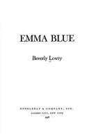 Cover of: Emma Blue