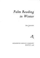 Cover of: Palm reading in winter by Ira Sadoff, Ira Sadoff