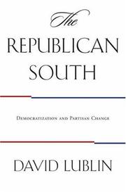 Cover of: The Republican South: democratization and partisan change