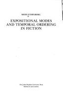 Cover of: Expositional modes and temporal ordering in fiction