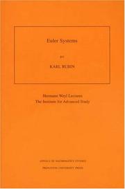 Cover of: Euler Systems