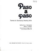Cover of: Paso a paso by Katharine J. Hampares, Nelly E. Santos.